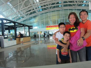 Family shot before departure 